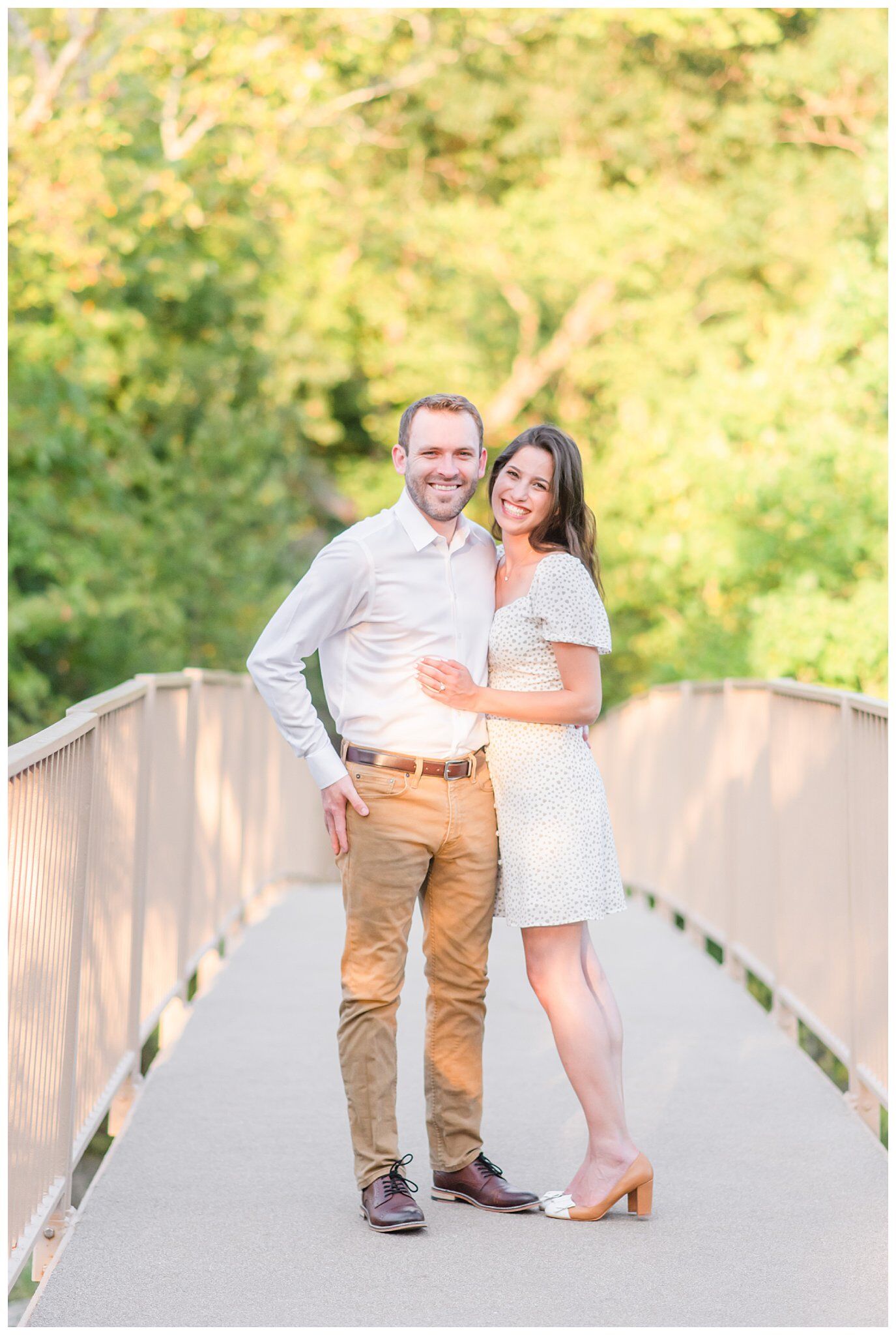 summer Engagement Session at Great Falls National Park