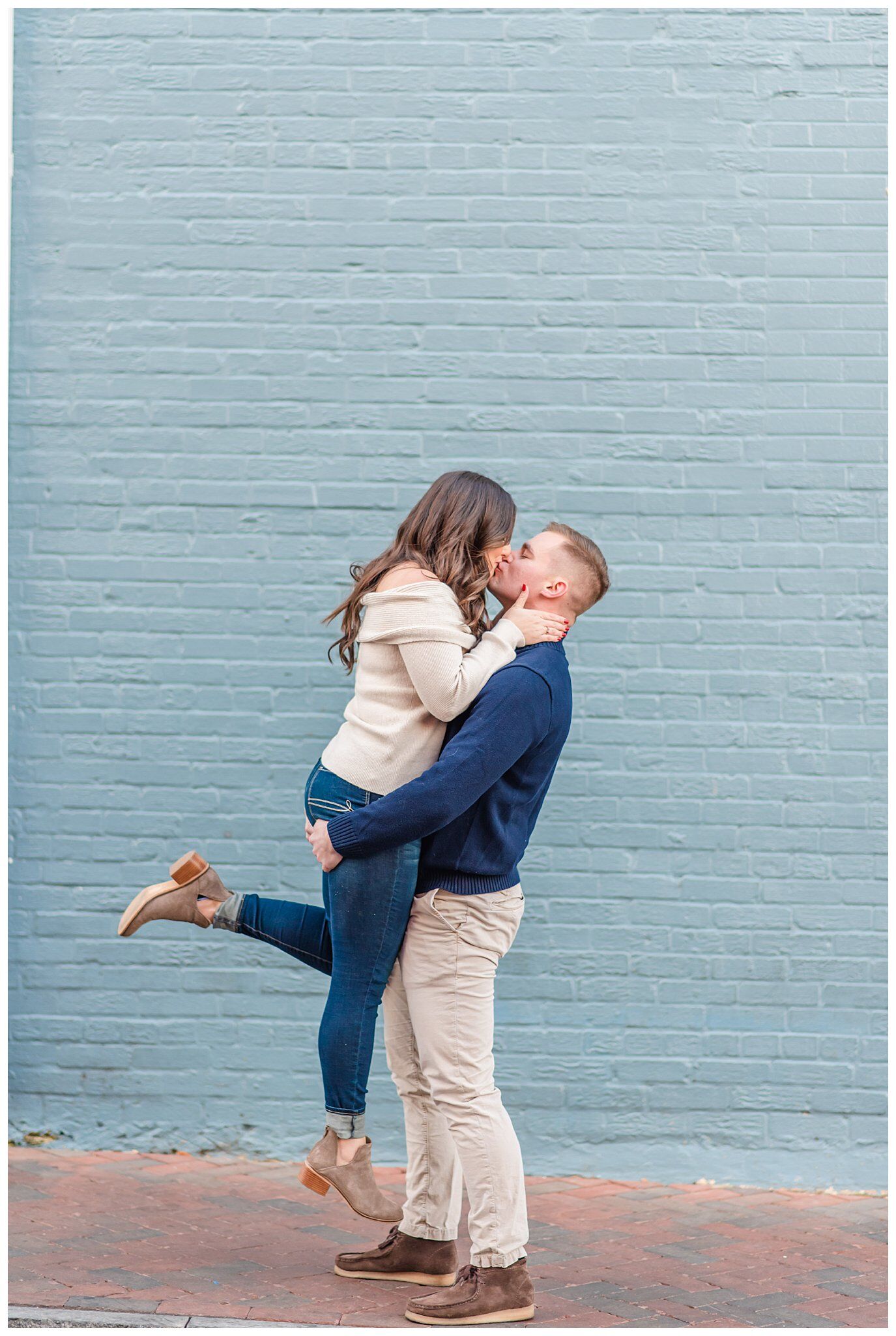 Annapolis Engagment Session Winter