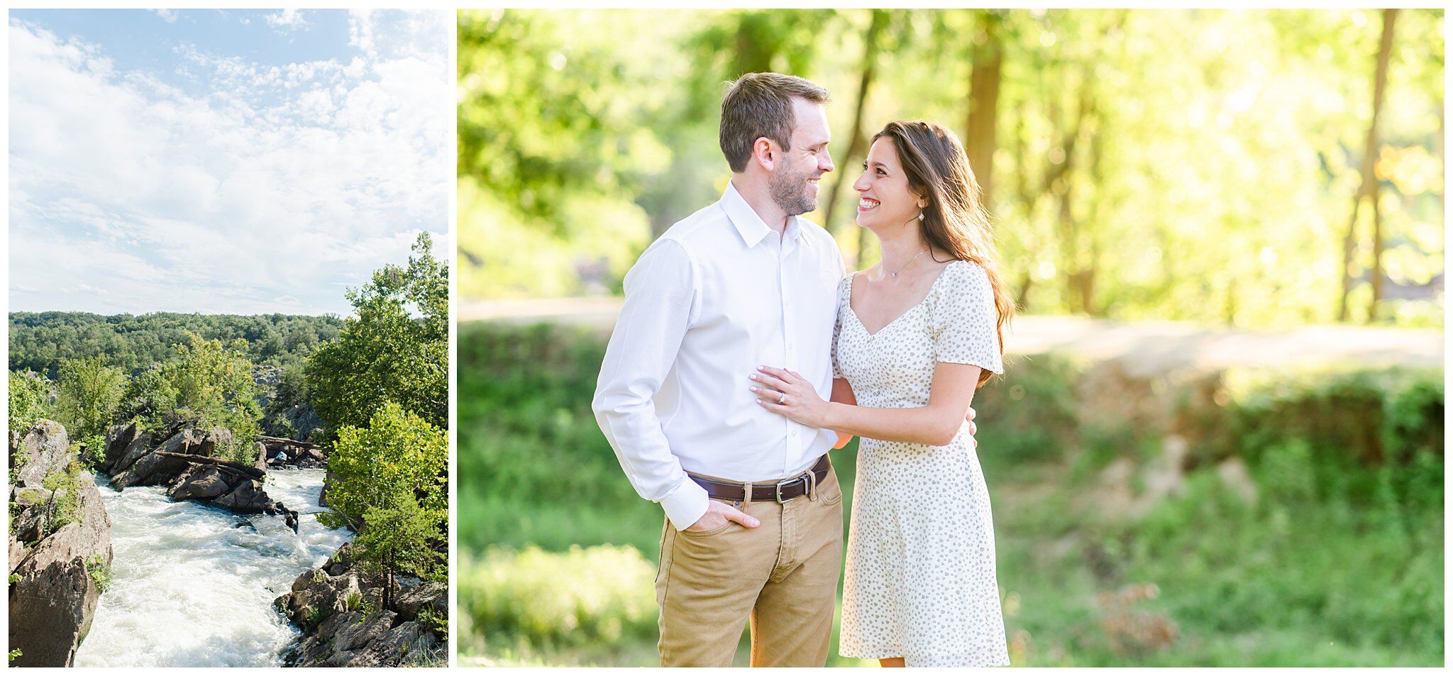 Great Falls National Park engagment session