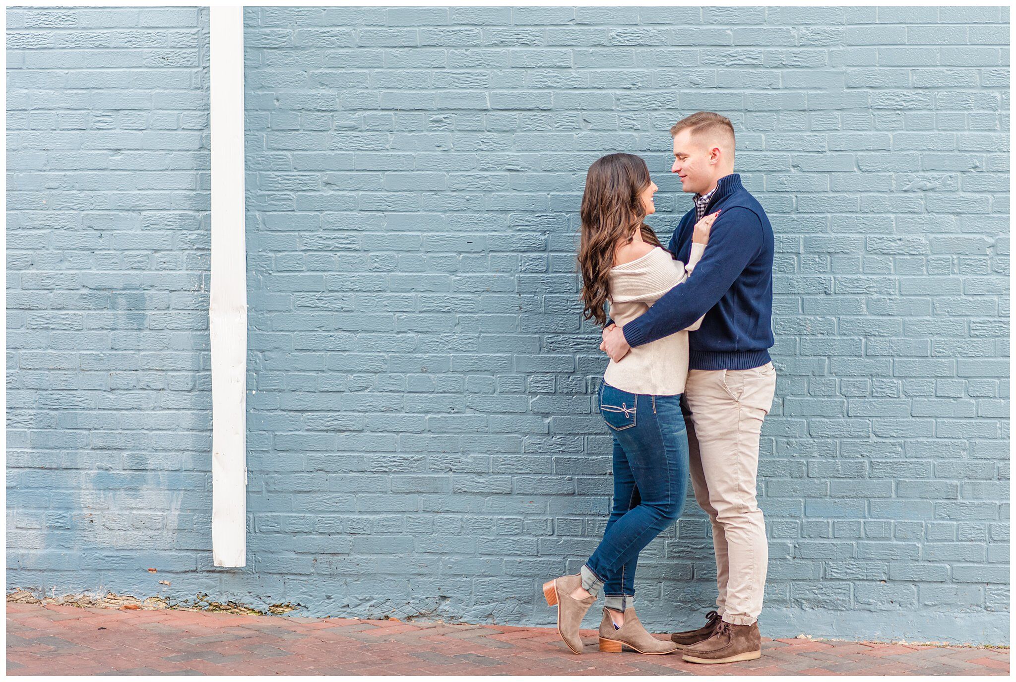 Annapolis Engagment Session Winter