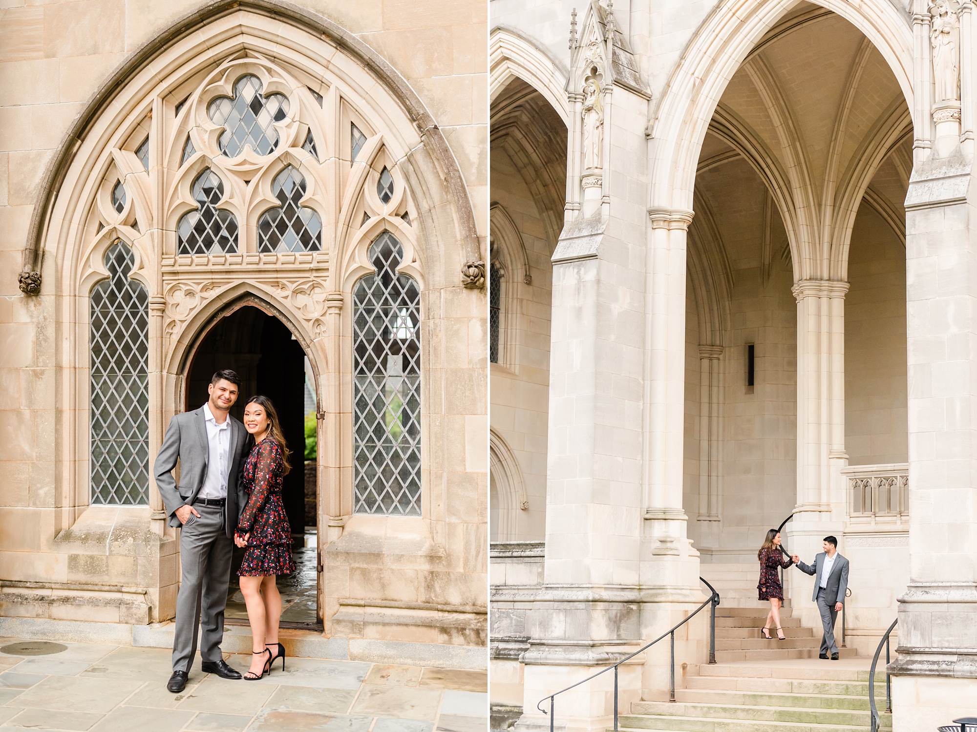 National Cathedral engagement session in Washington DC