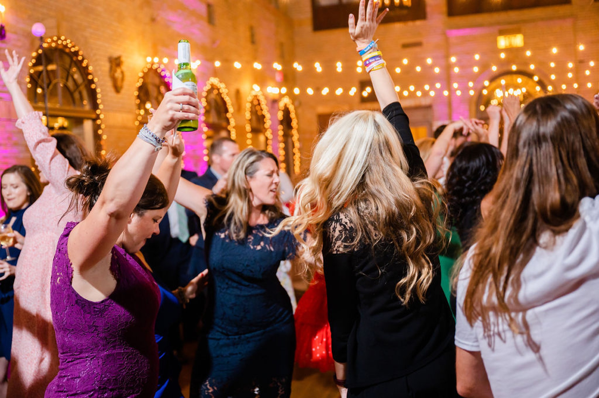 guests dance during DC wedding reception
