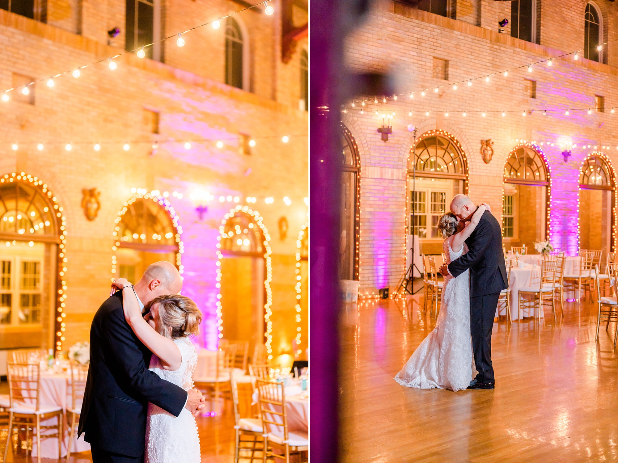 bride and groom have final dance during DC wedding reception