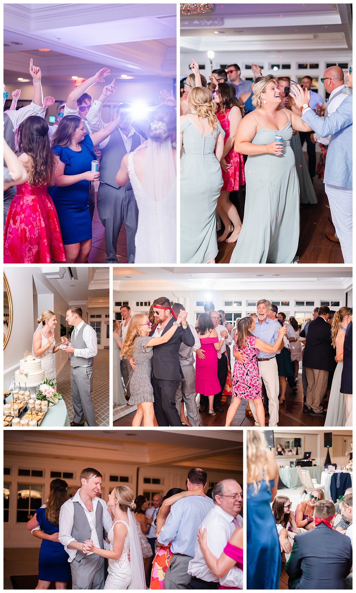 The Club at Baywood wedding reception dancing 